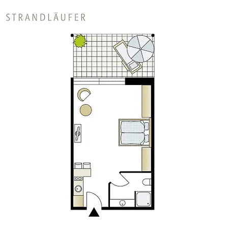 Appartement Strandlaeufer 113 Granzow